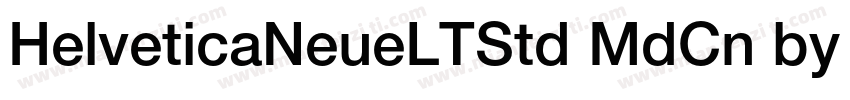 HelveticaNeueLTStd MdCn by Linotype字体转换